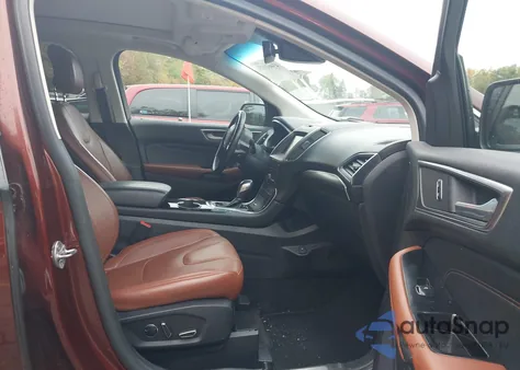 2015 Ford Edge Titanium z USA, uszkodzony, nr VIN 2FMPK4K92FBB00213